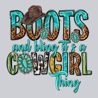 Boots And Bling Its A Cowgirl Thing Heavyweight Sweatshirt | Teevron