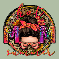 Hot Mom Summer Messy Bun Urban Heavy Tee | Teevron