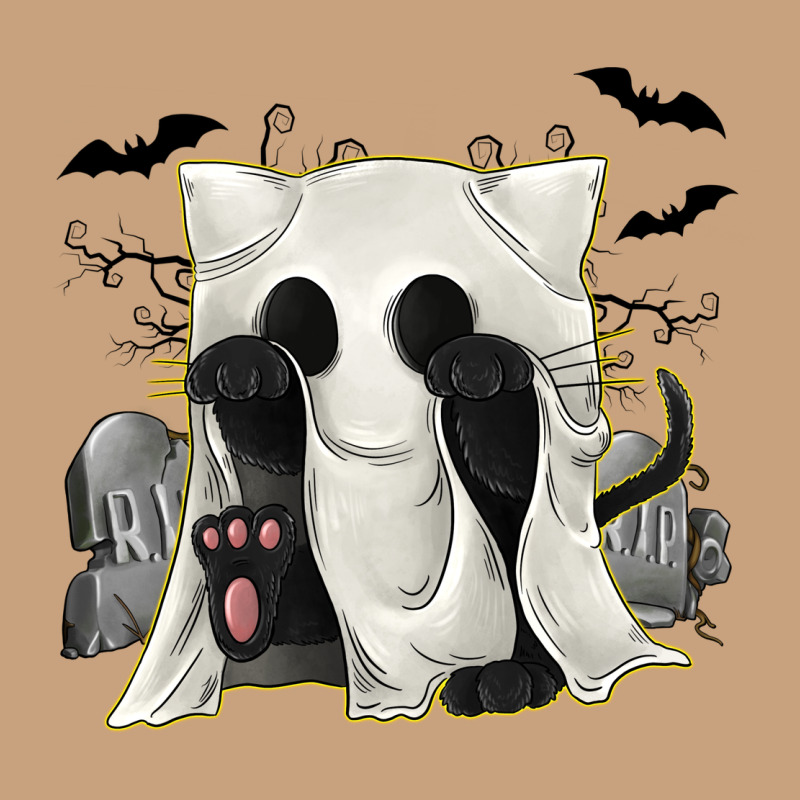 Ghost Cat Vintage Tee by texasbilliewilder | Teevron