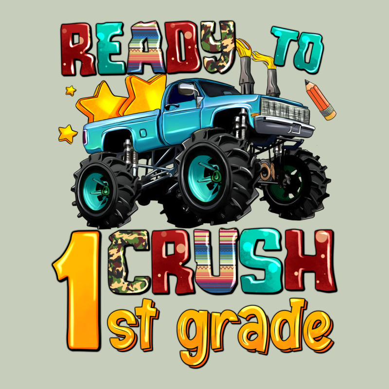 Ready To School Crush 1st Grade Long Sleeve Tee by AdoDesignShop | Teevron