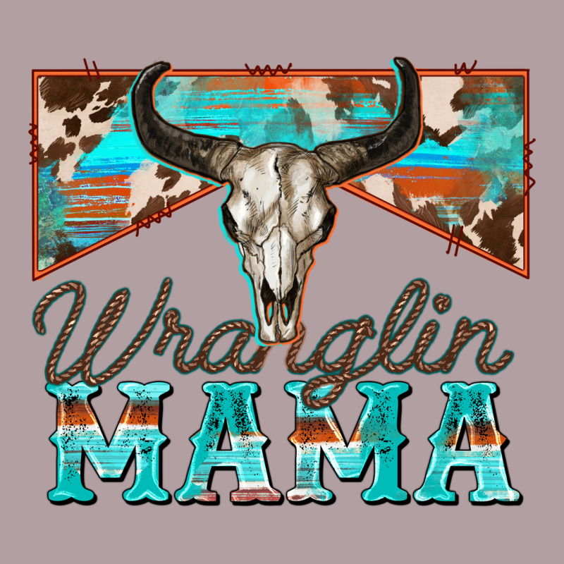 Wranglin Mama Vintage Hoodie by Zillion Design Studio | Teevron