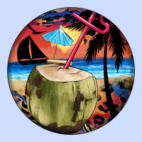 Coconut Drink Colorful Leopard Urban Heavy Tee | Teevron