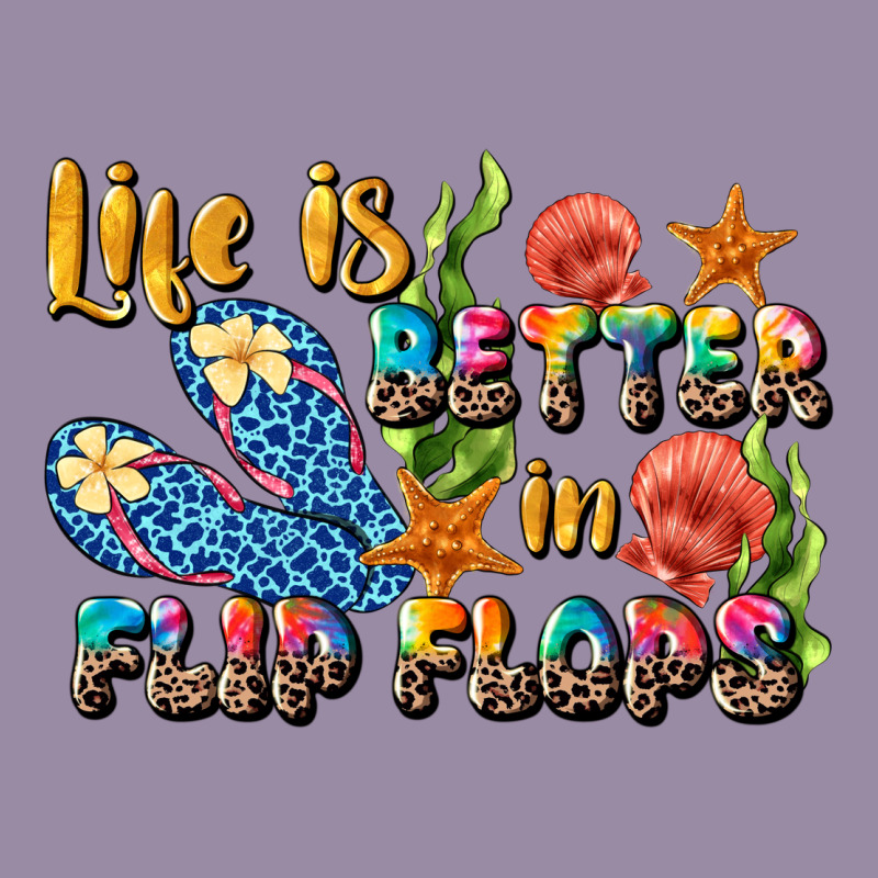 Life Is Better In Flip Flops Summer Classic Tee by JahusDesignShop | Teevron