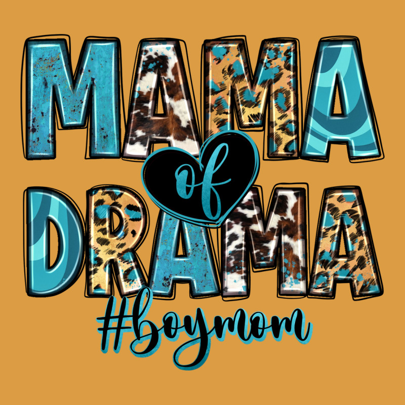 Mama Of Drama Boy Mom Urban Heavy Tee by Zillion Design Studio | Teevron