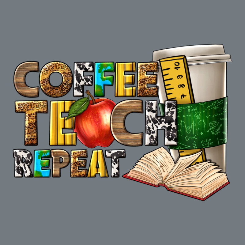 Coffee Teach Repeat Heavyweight Sweatshirt by texasbilliewilder | Teevron