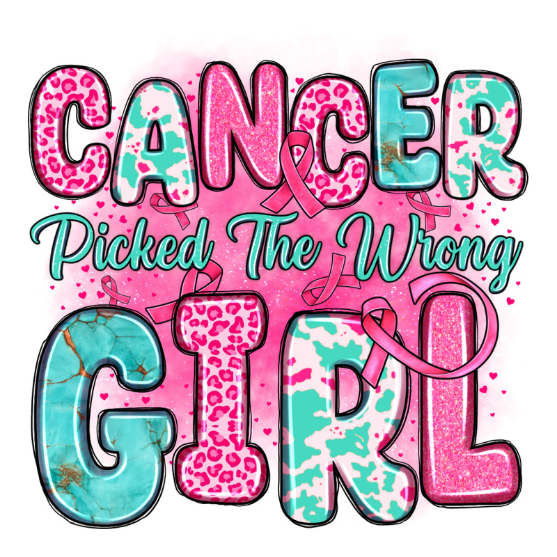 Cancer Picked The Wrong Girl Long Sleeve Tee by JahusDesignShop | Teevron