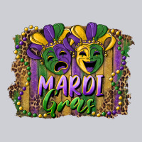 Mardi Gras Mask With Leopard Background Heavyweight Sweatshirt | Teevron