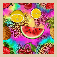 Fruits Leopard Tie Dye Seamless Pattern Heavyweight Sweatshirt | Teevron