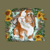 Bunny With Flower Leopard Vintage Hoodie | Teevron