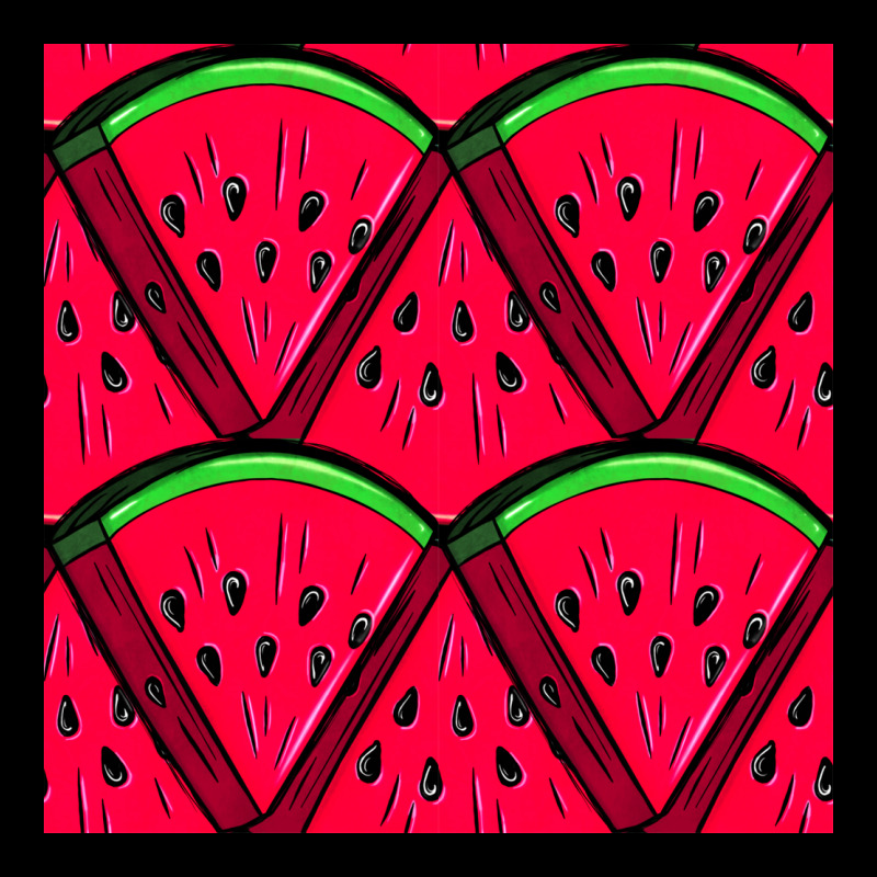 Watermelon Slices Seamless Pattern Zipper Hoodie by BundleAndBundleShop | Teevron