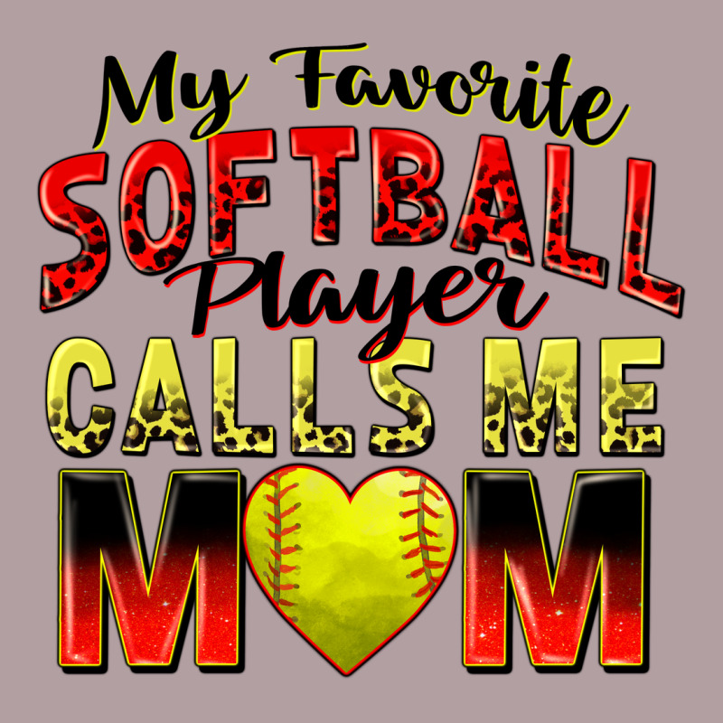 My Favorite Softball Player Calls Me Mom Vintage Hoodie by Zillion Design Studio | Teevron