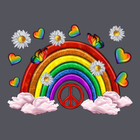 Pride Rainbow With Daisy And Butterfly Vintage Hoodie | Teevron