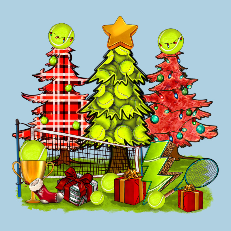 Christmas With Tennis Trees Premium Hoodie by BundleAndBundleShop | Teevron