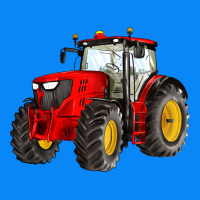 Western Farm Tractor Red Zipper Hoodie | Teevron