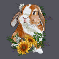 Bunny With Sunflowers Vintage Hoodie | Teevron