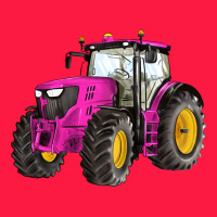 Western Farm Tractor Pink Zipper Hoodie | Teevron