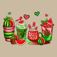 Watermelon Coffee Cups Long Sleeve Tee | Teevron