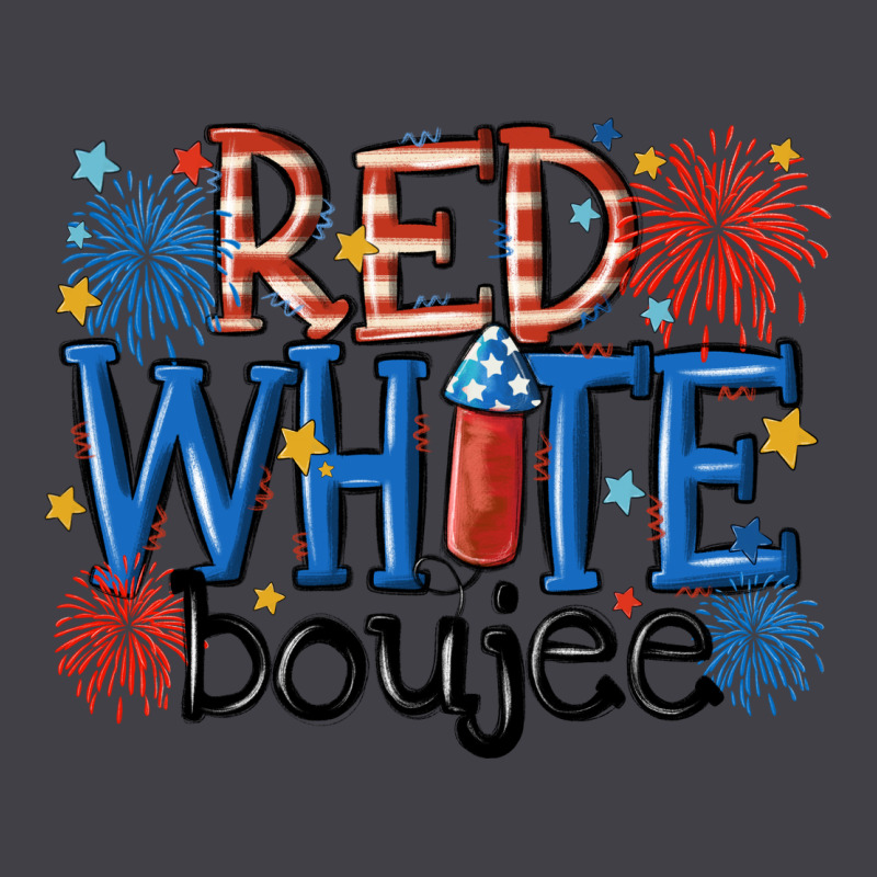 Red White Boujee Heavyweight Hoodie by MaliasSmallBusiness | Teevron