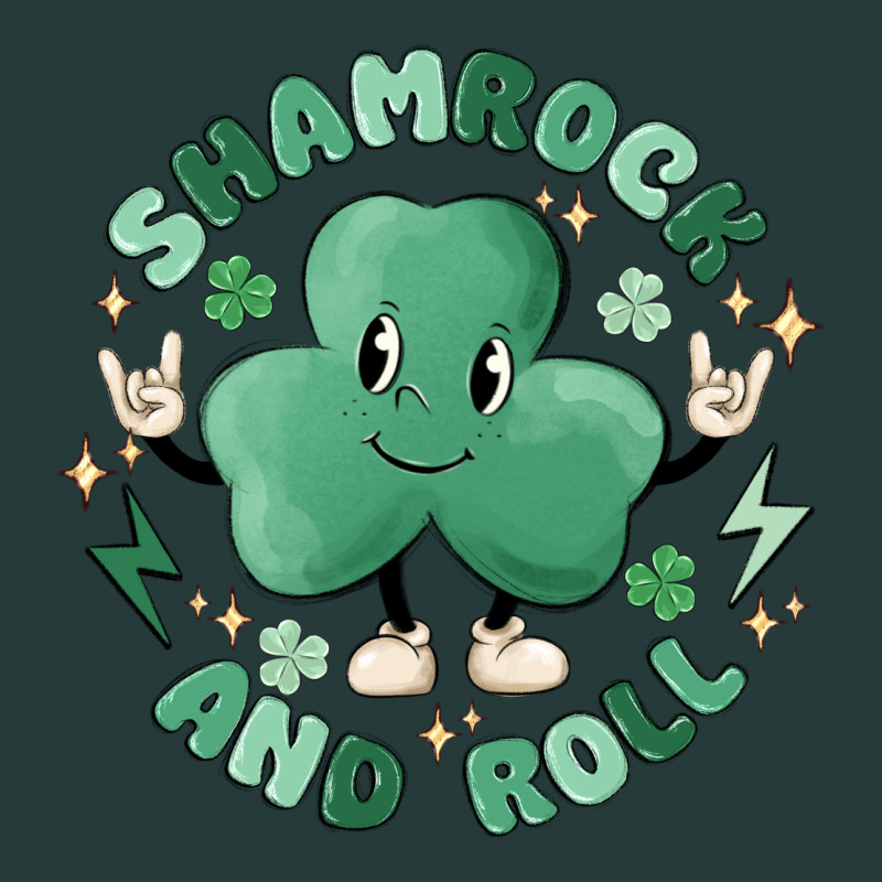 Shamrock And Roll Premium Sweatshirt by MaliasSmallBusiness | Teevron