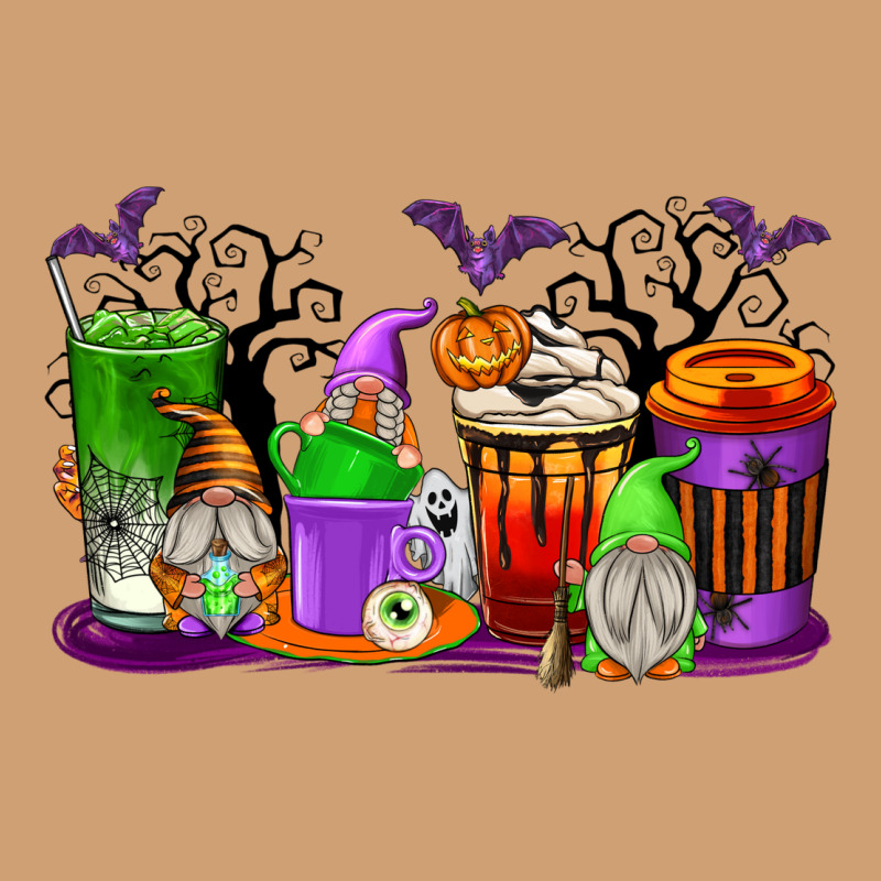 Halloween Gnomes Coffee Cups Vintage Tee by texasbilliewilder | Teevron