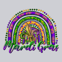 Mardi Gras Rainbow And Fleur De Lis Heavyweight Sweatshirt | Teevron