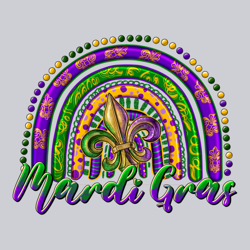 Mardi Gras Rainbow And Fleur De Lis Heavyweight Sweatshirt by RanaPortraitStore | Teevron