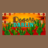 Desert Darlin' Aztec Desert Sunset License Plate Premium Tee | Teevron