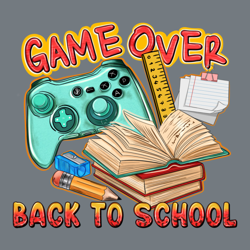 Game Over Back To School Heavyweight Sweatshirt by texasbilliewilder | Teevron