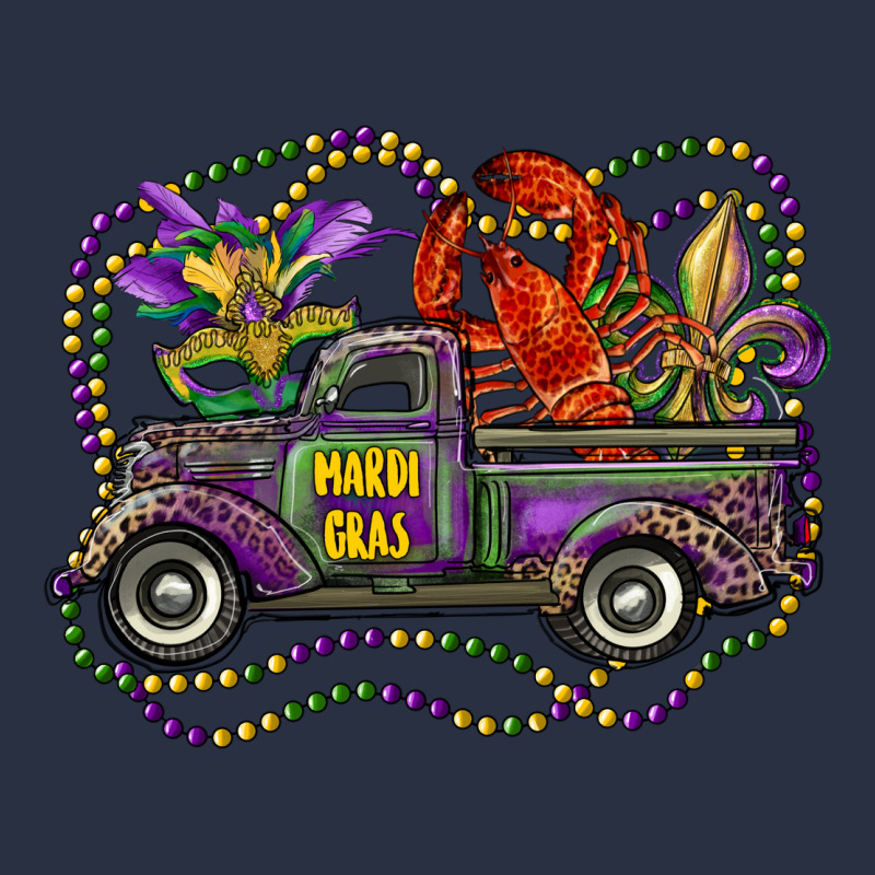 Mardi Gras Truck With Mask Fleur De Lis And Crawfish Heavyweight Sweatshirt by RanaPortraitStore | Teevron