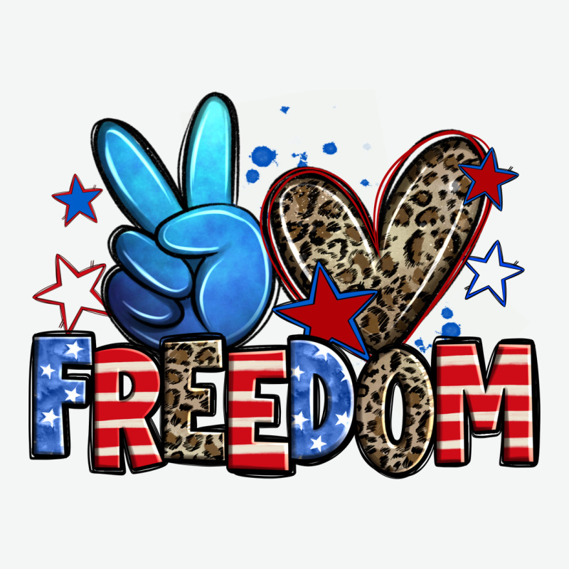 Peace Love Freedom Urban Heavy Tee by Zillion Design Studio | Teevron