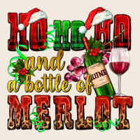 Ho Ho Ho And A Bottle Of Merlot Zipper Hoodie | Teevron