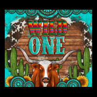 Wild One Longhorn Gemstones Cactus And Sunflowers Premium Tee | Teevron
