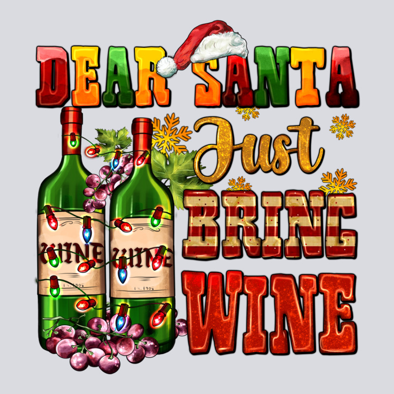 Dear Santa Just Bring Wine Zipper Hoodie by AdoDesignShop | Teevron