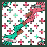 Nurse Gloves Seamless Pattern Zipper Hoodie | Teevron