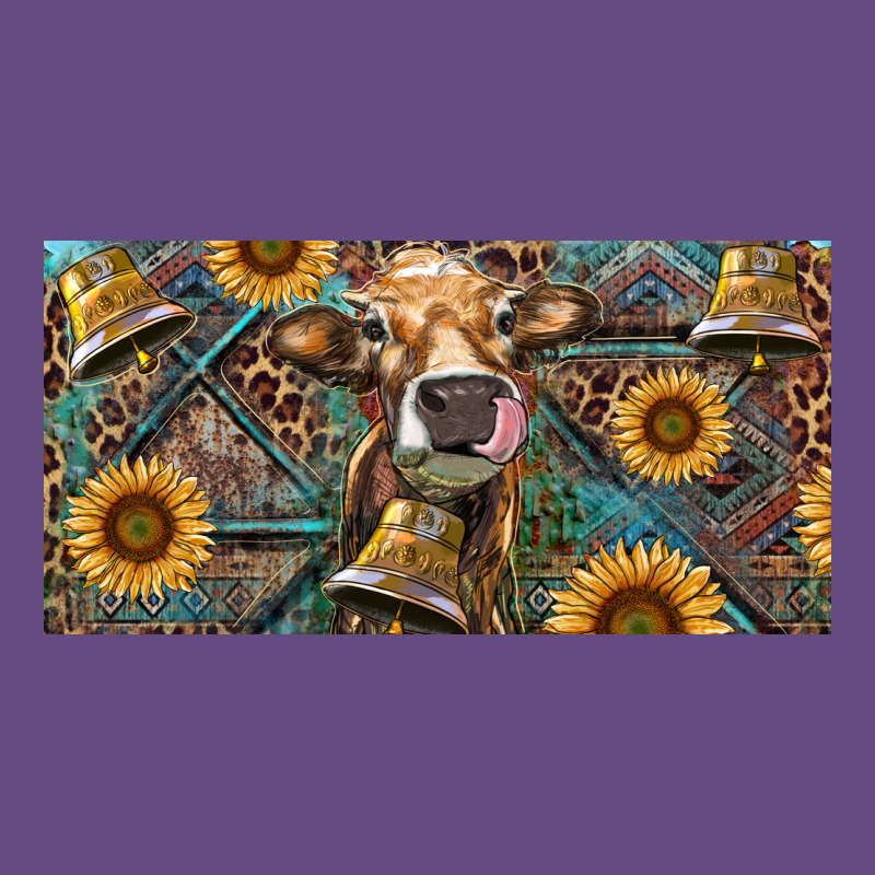 Cow With Aztec Leopard And Sunflower Vintage Hoodie by RanaPortraitStore | Teevron