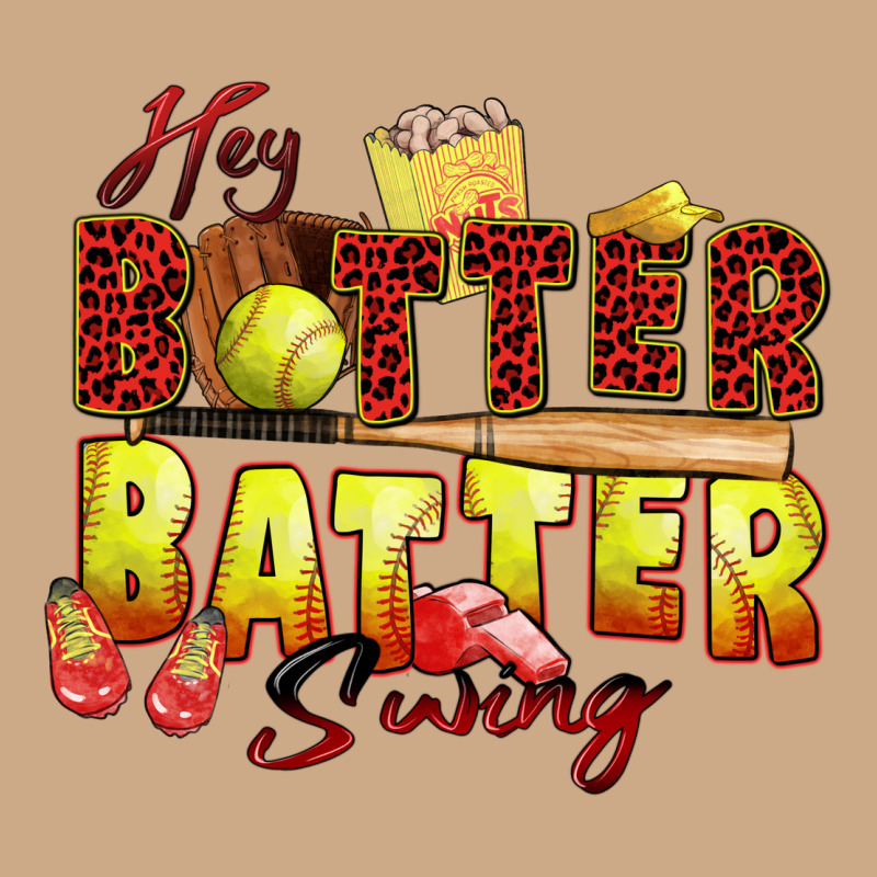 Hey Batter Batter Swing Softball Vintage Hoodie by Zillion Design Studio | Teevron