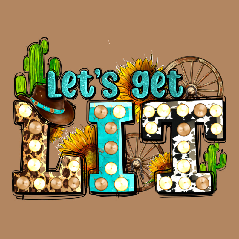 Western Lets Get Lit Ado Long Sleeve Tee by AdoDesignShop | Teevron