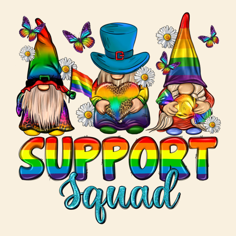 Support Squad Pride Gnomies Vintage Hoodie by texasbilliewilder | Teevron