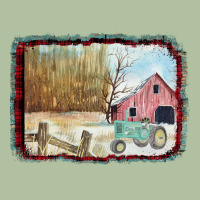 Christmas Barn Tractor Snow Urban Hoodie | Teevron