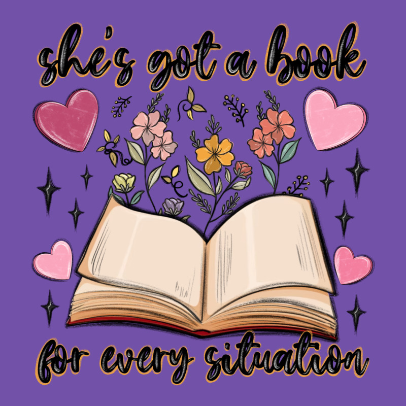 She's Got A Book For Every Situation Premium Sweatshirt by MaliasSmallBusiness | Teevron