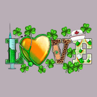 St.patrick's Nurse Love Heart Stethoscope Vintage Tee | Teevron