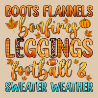 Boots Flannels Bonfires Leggins Football Heavyweight Sweatshirt | Teevron