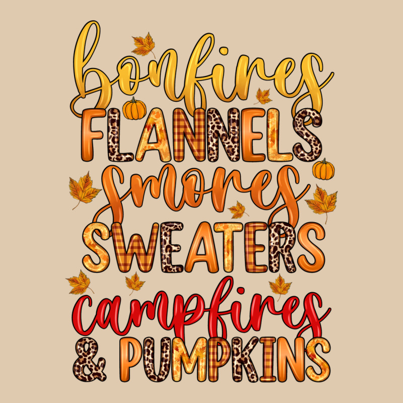 Bonfires Flannels S'mores Campfires And Pumpkins Heavyweight Sweatshirt by Zillion Design Studio | Teevron