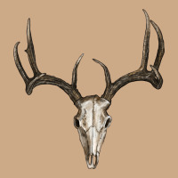 Deer Skull Vintage Hoodie | Teevron