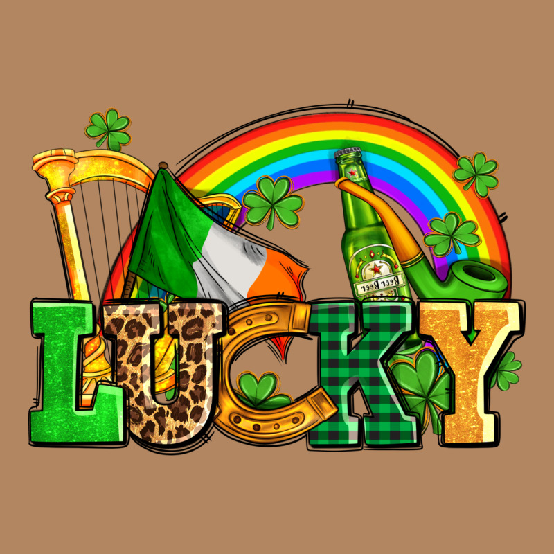 Lucky With St Patricks Elements Long Sleeve Tee by AdoDesignShop | Teevron