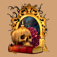 Halloween Skull Candles And Roses Vintage Tee | Teevron