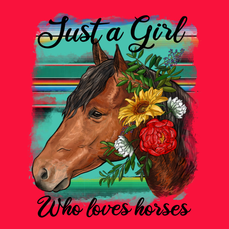 Just A Girl Who Loves Horseshoe Classic Tee by RanaPortraitStore | Teevron
