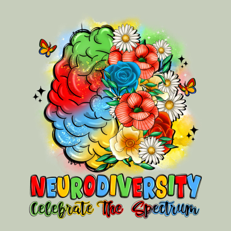 Neurodiversity Celebrate The Spectrum Long Sleeve Tee by JahusDesignShop | Teevron