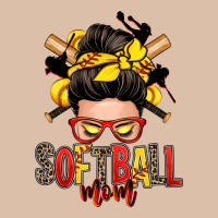 Softball Mom Messy Bun Urban Heavy Tee | Teevron