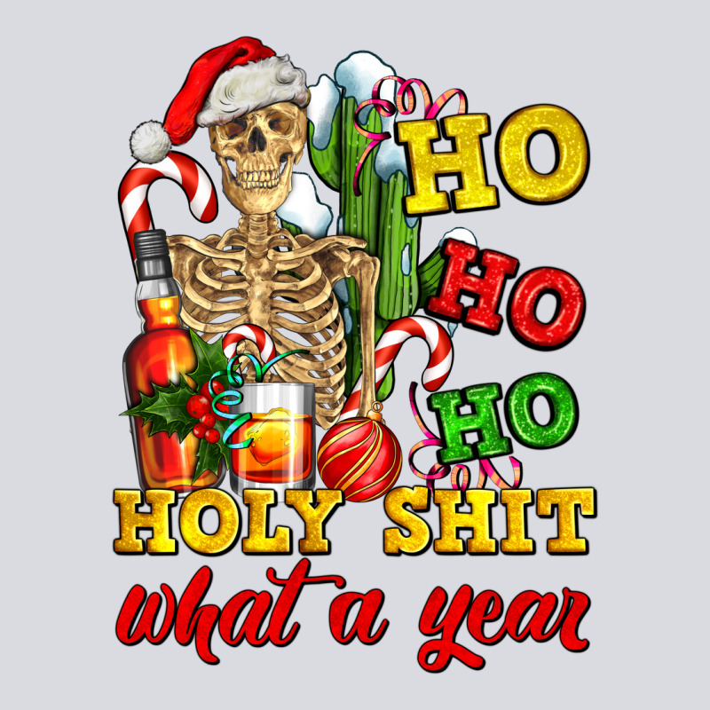 Christmas Ho Ho Ho Holy Shit What A Year Skeleton Zipper Hoodie by AdoDesignShop | Teevron